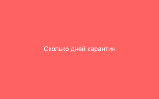 Сколько дней карантин после ветрянки