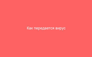 Как передается вирус ветряной оспы дома