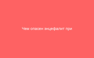 Чем опасен энцефалит при ветряной оспе