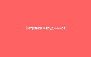 Ветрянка у грудничков стоит ли беспокоиться родителям