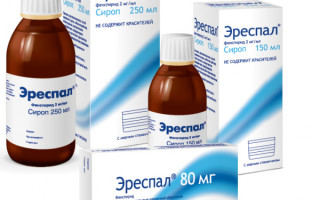 Эреспал от кашля какой кашель лечит сироп и таблетки