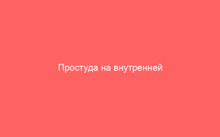 Простуда на внутренней стороне губы