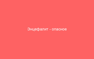 Энцефалит – опасное последствие ветряной оспы симптомы лечение и профилактика
