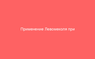 Применение Левомеколя при лечении герпеса эффективность и рекомендации
