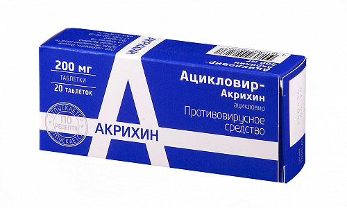 Таблетированную форму Ацикловира назначают при частых рецидивах вируса простого герпеса 1 и 2 типов